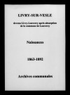 Livry-sur-Vesle. Naissances 1863-1892