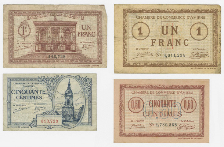 Billets de banque émis pendant la Première guerre mondiale (9e partie du Fonds Bernard Ireland Macalpine)