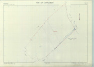 Mont-sur-Courville (51382). Section ZE échelle 1/2000, plan remembré pour 1989, contient une extension sur Arcis-le-Ponsart W, plan régulier de qualité P5 (papier armé).
