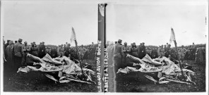 Avion boche [sic] abattu à Verdun