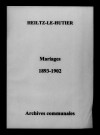 Heiltz-le-Hutier. Mariages 1893-1902