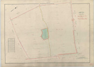 Cuperly (51203). Section ZD échelle 1/2000, plan remembré pour 1957, plan régulier (papier armé)