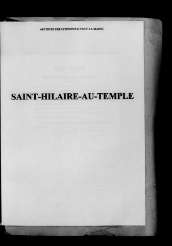 Saint-Hilaire-au-Temple. Naissances 1867