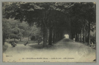 CHÂLONS-EN-CHAMPAGNE. 45- Jardin du Jard. Allée principale.
Château-ThierryJ. Bourgogne.Sans date