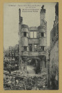 REIMS. 36. Entrée de la Place du Chapitre. rue de Vesle. Entrance of Chapitre Palace Street Vesle.
Reims[s.n.].1920