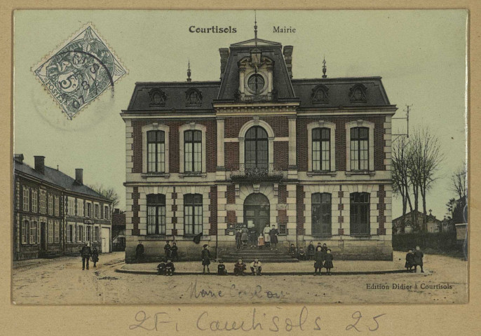 COURTISOLS. Mairie.
CourtisolsÉdition Didier.1907