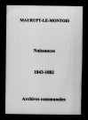 Maurupt-le-Montois. Naissances 1843-1882