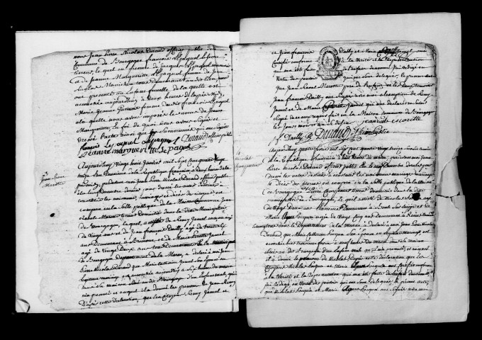 Bourgogne. Naissances, mariages, décès, publications de mariage 1793-an X
