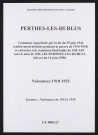 Perthes-lès-Hurlus. Naissances 1910-1925
