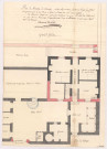 Plan du presbytère de Chouilly et des réparations, 1776.