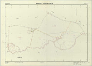 Margerie-Hancourt (51349). Section ZW échelle 1/2000, plan remembré pour 1983, plan régulier (papier armé)