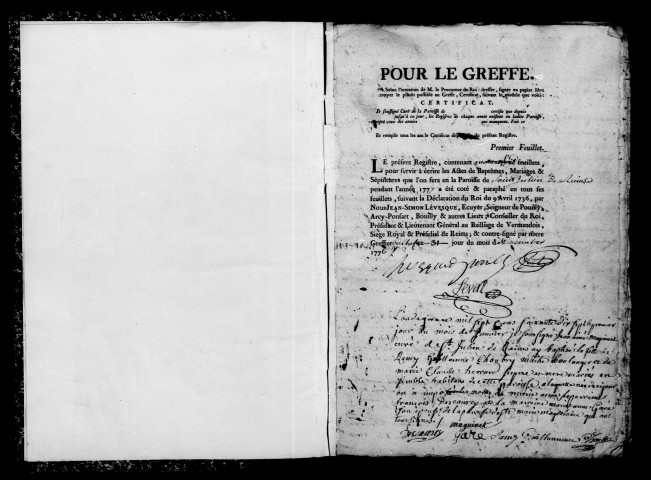 Reims. Saint-Julien. Baptêmes, mariages, sépultures 1777-1784