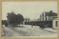 CHÂLONS-EN-CHAMPAGNE. 14- Place de la gare.
Château-ThierryJ. Bourgogne.Sans date