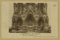 REIMS. Cathédrales de France - Notre-Dame de Portail / Cliché Giraudon.
ParisÉdition des Études.Sans date