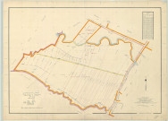 Landricourt (51315). Section Z1 échelle 1/2000, plan remembré pour 1952, plan régulier (papier)
