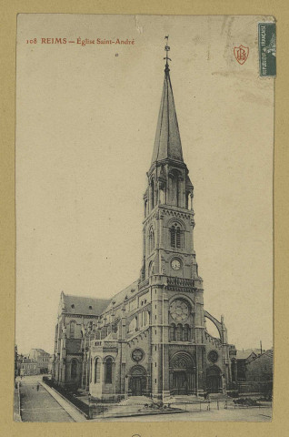 REIMS. 108. Église Saint-André / L. de B.