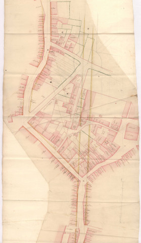 Route nationale 3. Plan du village de Dormans, XVIII.