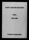 Saint-Amand. Décès 1893-1901