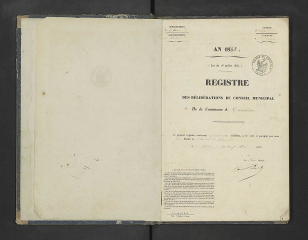 Délibérations municipales