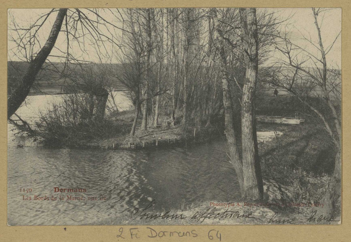 DORMANS. 1150-Les bords de la Marne, une île. (02 - Château-Thierry A. Rep. et Filliette). [vers 1903] 