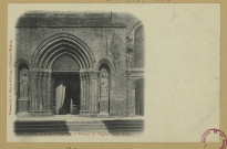 CHÂLONS-EN-CHAMPAGNE. 150- Portail de l'église Saint-Alpin.
Château-ThierryPhototypie A. Rep et Filliette.Sans date