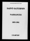 Saint-Saturnin. Naissances 1893-1901