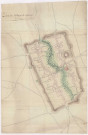 RN 77. Plan de la traverse de Souain, 1781. Plan du village de Souain, 1781.