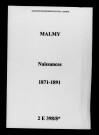 Malmy. Naissances 1871-1891