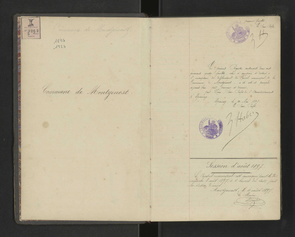 Délibérations municipales.