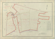 Germinon (51268). Section ZE échelle 1/2000, plan remembré pour 1957, plan régulier (papier armé)