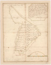 Plan et carte figurative des bois de la communauté d'Ay appelés Les forest d'Ay levé par Jacques Dolizy, 1732.