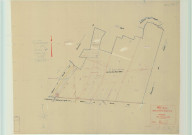 Val-de-Vesle (51571). Section A2 échelle 1/5000, plan mis à jour pour 1943, ancienne commune de Wez (51661), plan non régulier (papier).