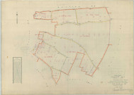 Hauteville (51286). Section ZB échelle 1/2000, plan remembré pour 1960, plan régulier (papier armé)