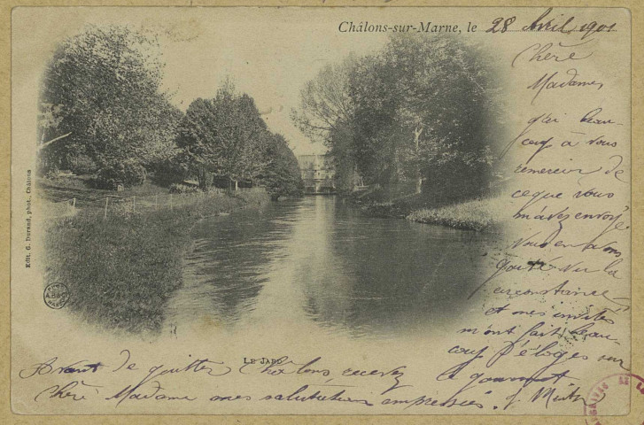 CHÂLONS-EN-CHAMPAGNE. Le Jard.
Châlons-sur-MarneG. Durand, phot. -édit.[vers 1901]