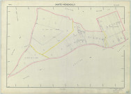 Sainte-Menehould (51507). Section AX échelle 1/2000, plan renouvelé pour 1966, plan régulier (papier armé)