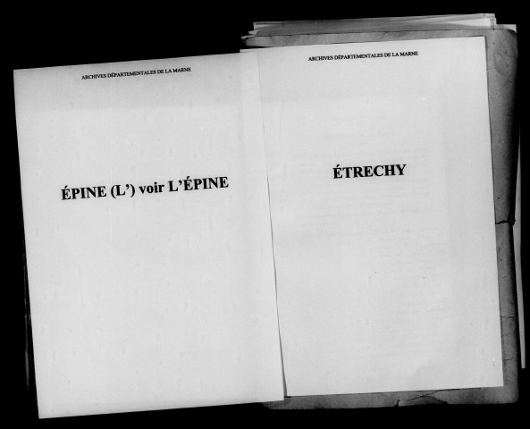 Étréchy. Naissances 1886