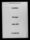 Suippes. Mariages 1862-1879