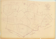 Giffaumont-Champaubert (51269). Section 269 A4 échelle 1/2000, plan napoléonien sans date (copie du plan napoléonien), plan non régulier (papier)