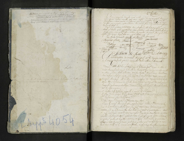 Délibérations municipales.