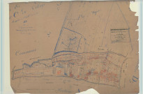 Saint-Quentin-sur-Coole (51512). Section C1 échelle 1/1250, plan mis à jour pour 1932, plan non régulier (calque)