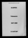 Suippes. Naissances 1847-1860