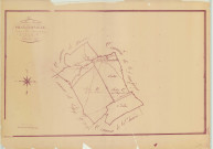 Francheville (51259). Tableau d'assemblage échelle 1/10000, plan napoléonien sans date (copie du plan napoléonien), plan non régulier (papier)