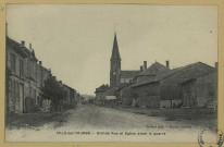 VILLE-SUR-TOURBE. Grande Rue et Église avant la guerre.
Ste-MenehouldÉdition Martinet.[avant 1914]