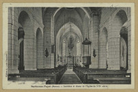 BARBONNE-FAYEL. Intérieur et Chœur de L'Église du XIIIe siècle / Ch. Granddidier, photographe à Troyes.
Édition A. Lorin- Gaucher.[vers 1930]