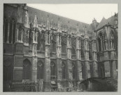 REIMS. Cathédrale de Reims. Façade sud, après restauration.