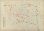 Hauteville (51286). Section ZD échelle 1/2000, plan remembré pour 1960, plan régulier (papier armé)