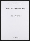 Vieil-Dampierre (Le). Décès 1910-1929