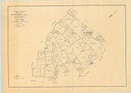 Buisson (Le) (51095). Tableau d'assemblage échelle 1/5000, plan remembré pour 1962, plan régulier (papier)