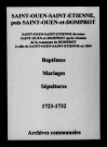 Saint-Ouen. Baptêmes, mariages, sépultures 1723-1732