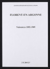 Florent. Naissances 1892-1909